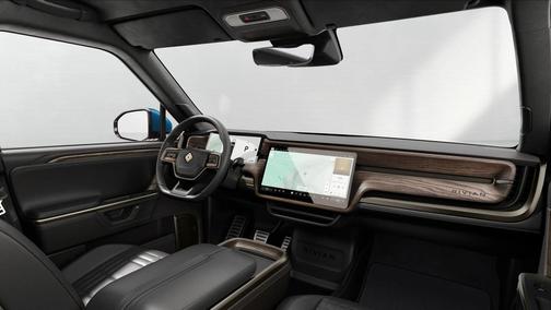 Rivian Blue exterior paint 2026 Rivian R1S Quad Motor Max Pack