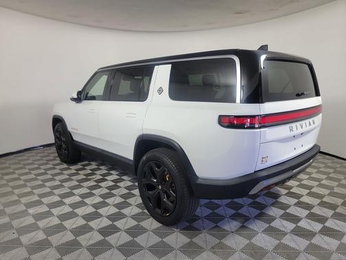 Glacier White 2024 Rivian R1S Adventure Quad Motor Large Pack