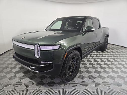 Forest Green 2024 Rivian R1T Adventure Package