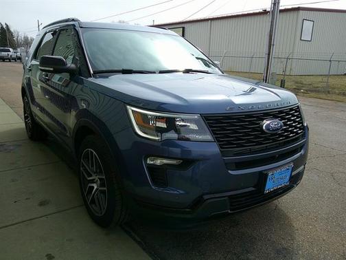 Blue Metallic 2019 Ford Explorer Sport
