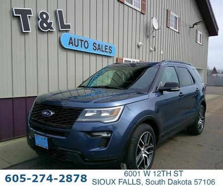 Blue Metallic 2019 Ford Explorer Sport