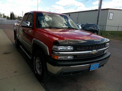 Victory Red 2000 Chevrolet Silverado 2500 LS Extended Cab