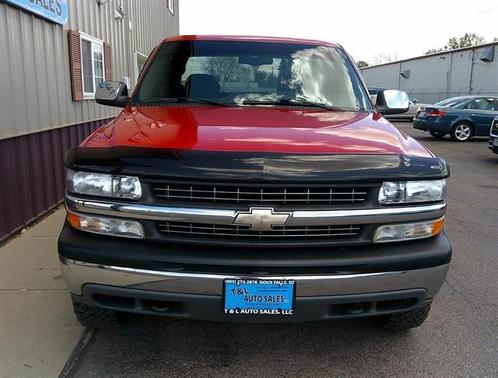Victory Red 2000 Chevrolet Silverado 2500 LS Extended Cab