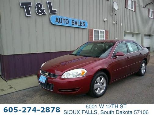 RED 2008 Chevrolet Impala LT