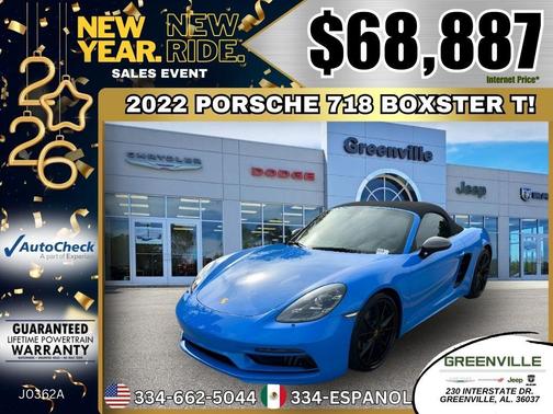 2022 Porsche 718 Boxster T