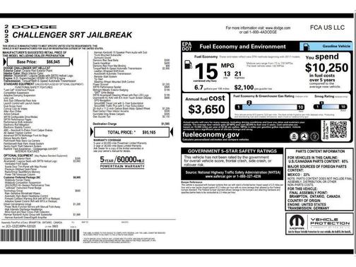 2023 Dodge Challenger SRT Hellcat