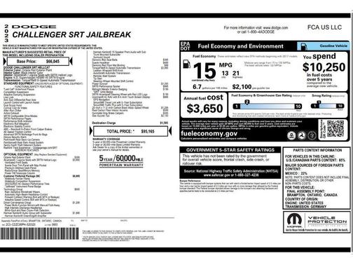2023 Dodge Challenger SRT Hellcat