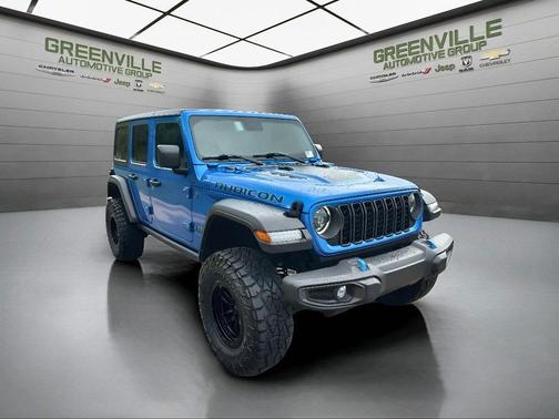 Hydro Blue Pearlcoat 2024 Jeep Wrangler 4xe Rubicon