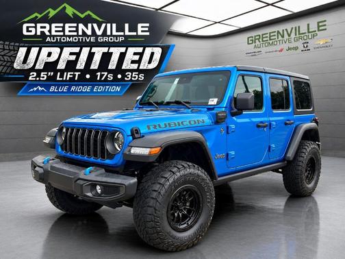 Hydro Blue Pearlcoat 2024 Jeep Wrangler 4xe Rubicon