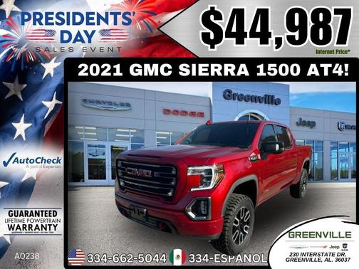 2021 GMC Sierra 1500 AT4