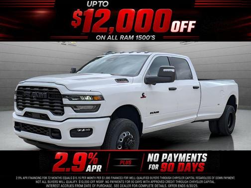 Bright White Clearcoat 2026 RAM 3500 Big Horn