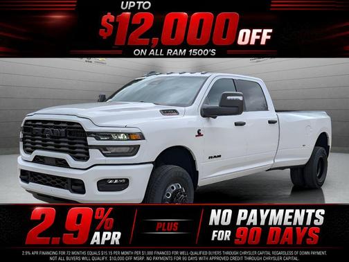 Bright White Clearcoat 2026 RAM 3500 Big Horn