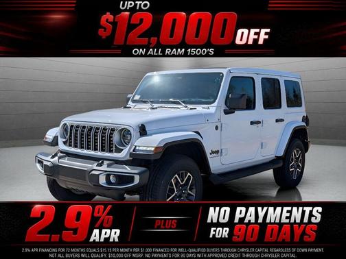 Bright White Clearcoat 2026 Jeep Wrangler Sahara