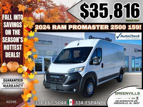 2024 RAM ProMaster 2500 High Roof