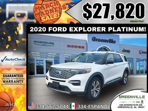 2020 Ford Explorer Platinum
