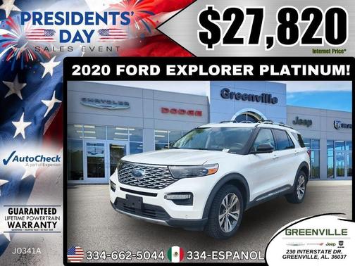 2020 Ford Explorer Platinum