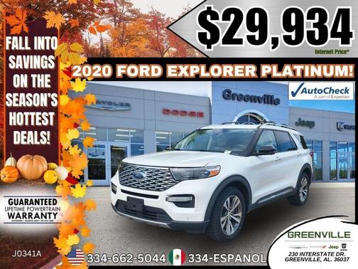 2020 Ford Explorer Platinum