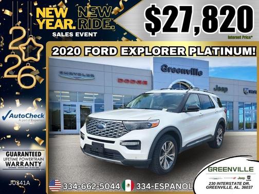 2020 Ford Explorer Platinum