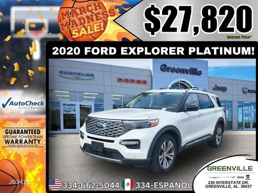 2020 Ford Explorer Platinum