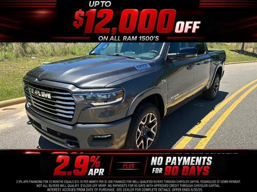 Granite Crystal Clearcoat Metallic 2026 RAM 1500 Laramie