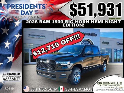 2026 RAM 1500 Big Horn/Lone Star