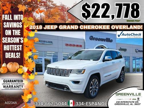 2018 Jeep Grand Cherokee Overland