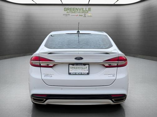Oxford White 2018 Ford Fusion Titanium
