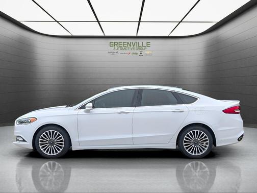 Oxford White 2018 Ford Fusion Titanium