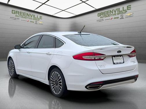 Oxford White 2018 Ford Fusion Titanium