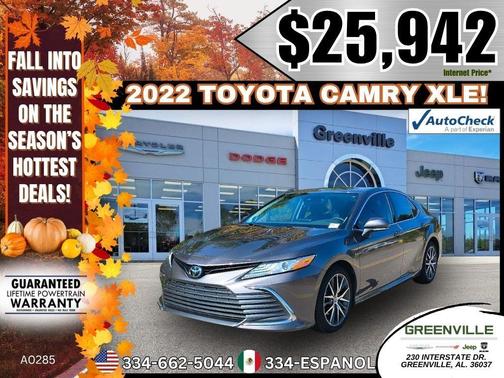 2022 Toyota Camry XLE