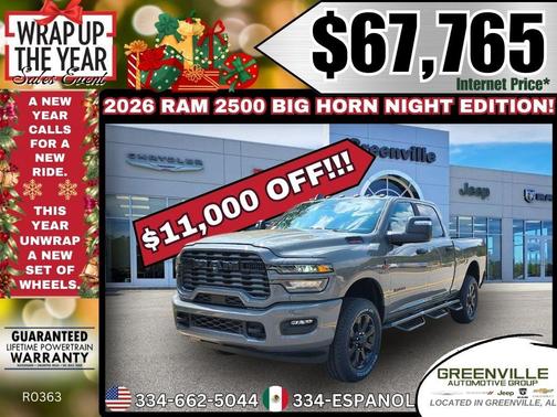 2026 RAM 2500 Big Horn