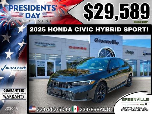 2025 Honda Civic Hybrid 