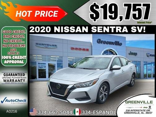 2020 Nissan Sentra SV