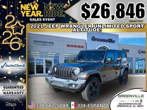 2021 Jeep Wrangler Unlimited Sport Altitude