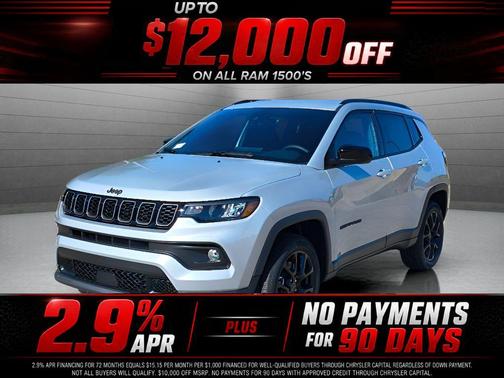 Silver Zynith 2026 Jeep Compass Latitude