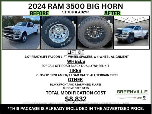 Bright White Clearcoat 2024 RAM 3500 Big Horn
