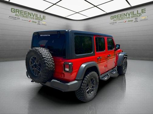 Firecracker Red Clearcoat 2025 Jeep Wrangler Sport