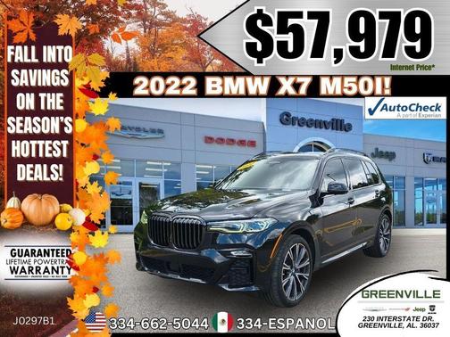 2022 BMW X7 M50i