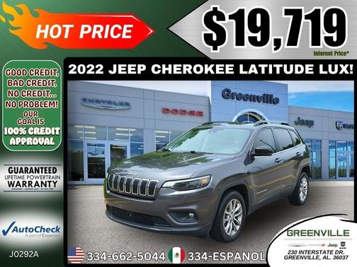 2022 Jeep Cherokee Latitude Lux
