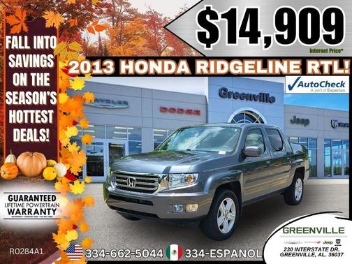 2013 Honda Ridgeline RTL