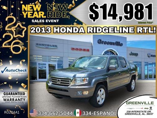 2013 Honda Ridgeline RTL
