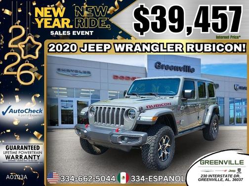 2020 Jeep Wrangler Unlimited Rubicon