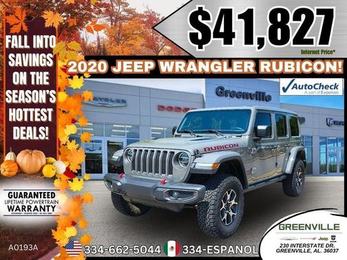 2020 Jeep Wrangler Unlimited Rubicon