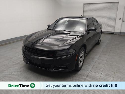 Pitch Black Clearcoat 2018 Dodge Charger SXT Plus