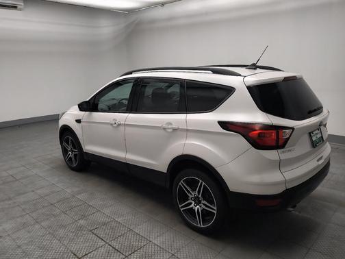 White Platinum Metallic Tri-Coat 2019 Ford Escape SEL