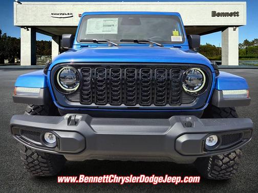 Hydro Blue Pearlcoat 2026 Jeep Gladiator Willys 4x4