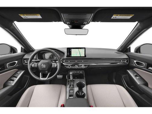 Platinum White Pearl 2026 Honda Civic Hybrid Sport Touring