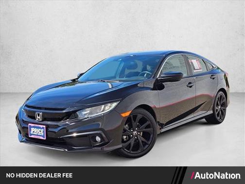 Crystal Black Pearl 2019 Honda Civic Sport