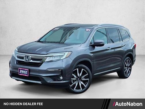 Modern Steel Metallic 2021 Honda Pilot Touring 8-Passenger