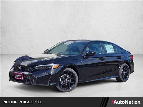 Crystal Black Pearl 2026 Honda Civic Hybrid Sport